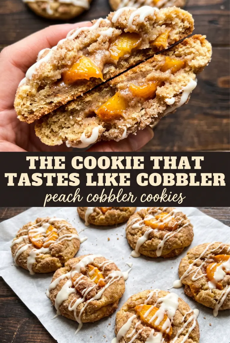 Peach Cobbler Cookies