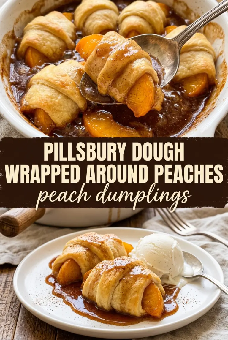 Peach Dumplings