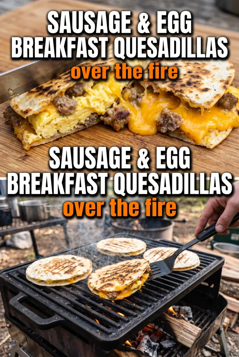 Sausage & Egg Breakfast Quesadilla