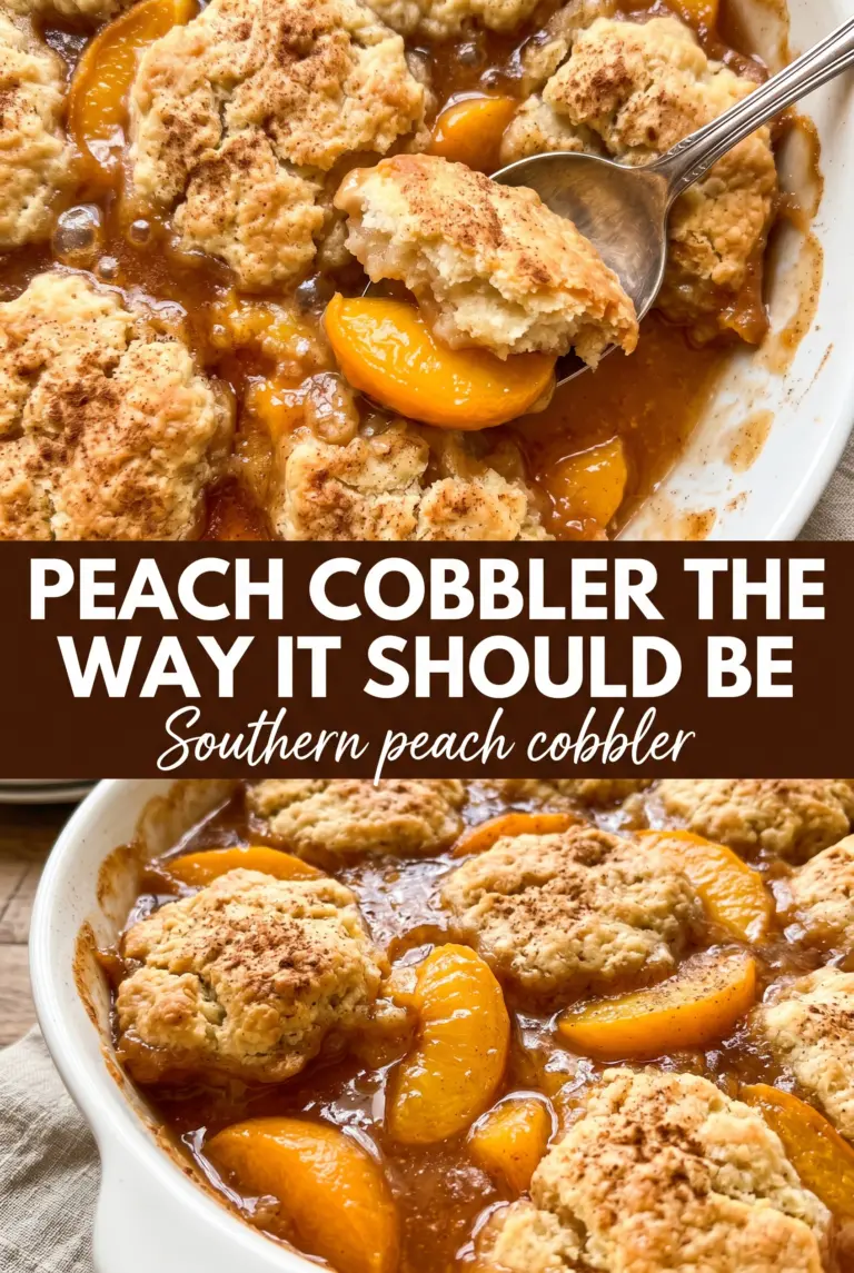 Southern Peach Cobbler