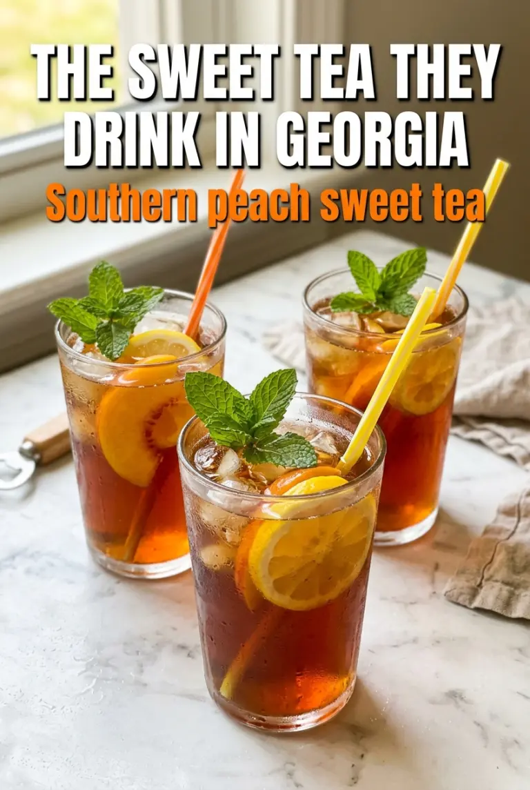 Southern Peach Tea