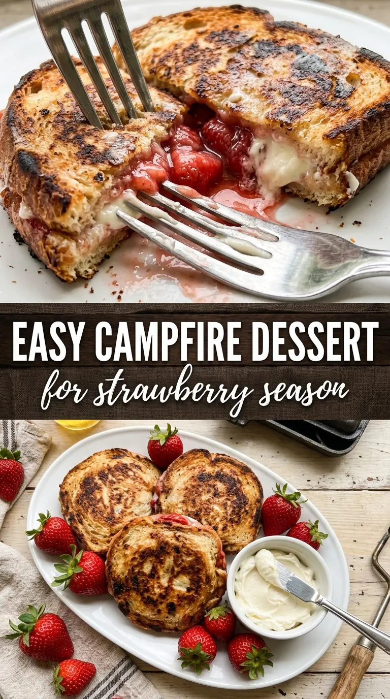 Strawberry Cheesecake Pudgy Pie toasted creamy strawberry