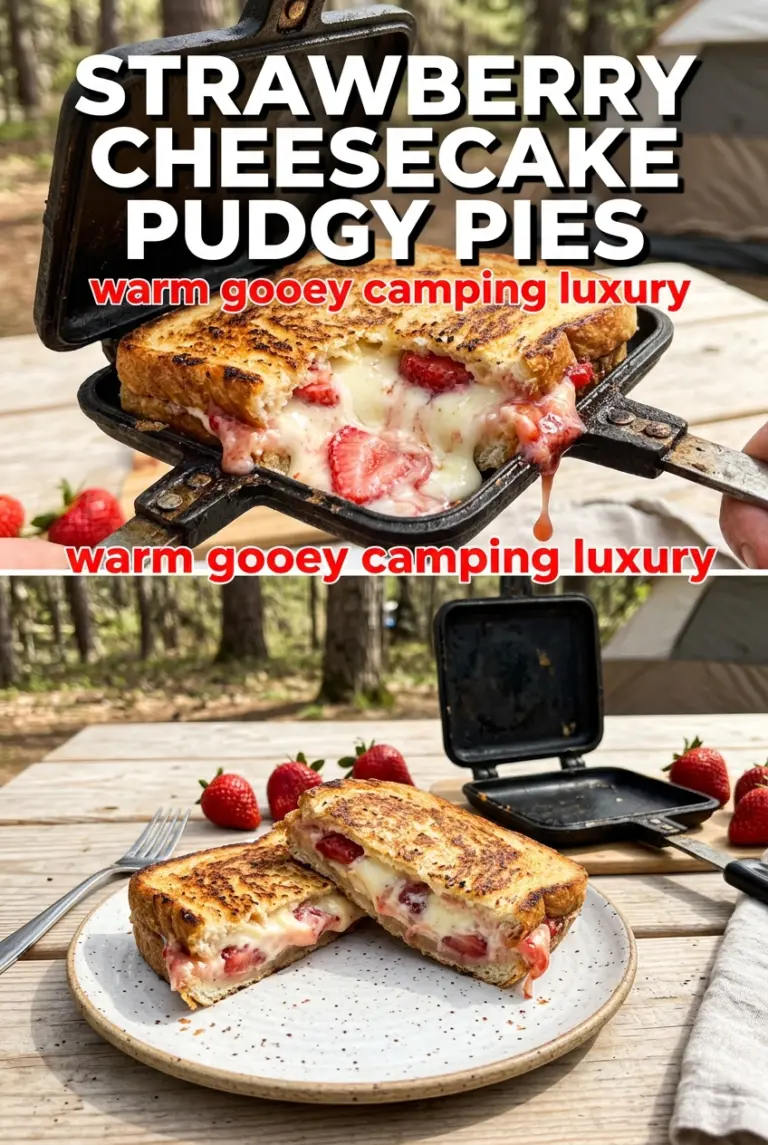 Strawberry Cheesecake Pudgy Pie