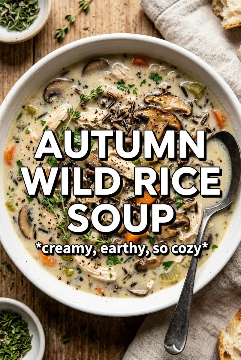 Autumn Wild Rice Soup