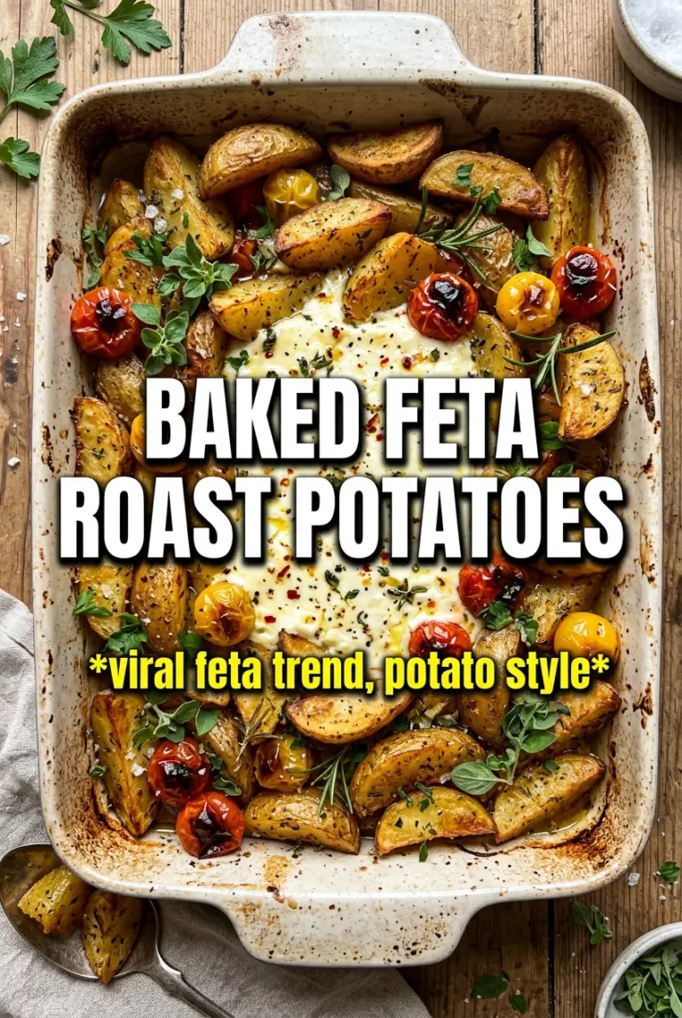 Baked Feta Roast Potatoes