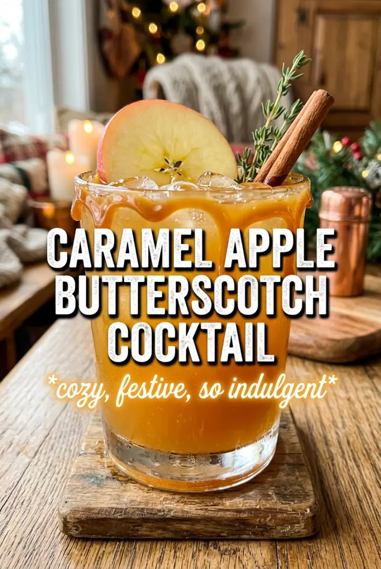 Caramel Apple Butterscotch Cocktail