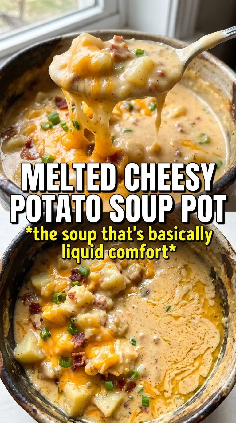Cheesy Potato Soup creamy cheddar