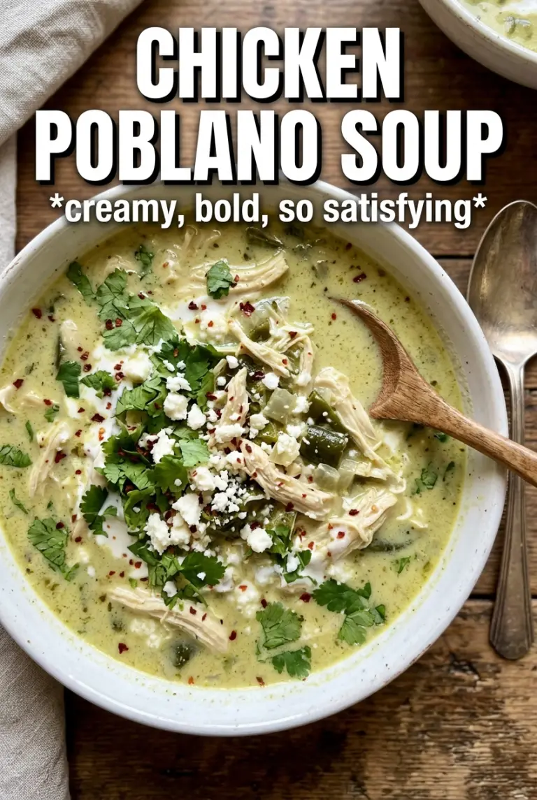 Chicken Poblano Soup