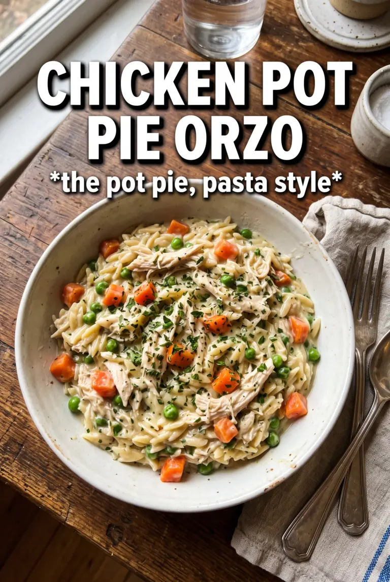 Chicken Pot Pie Orzo