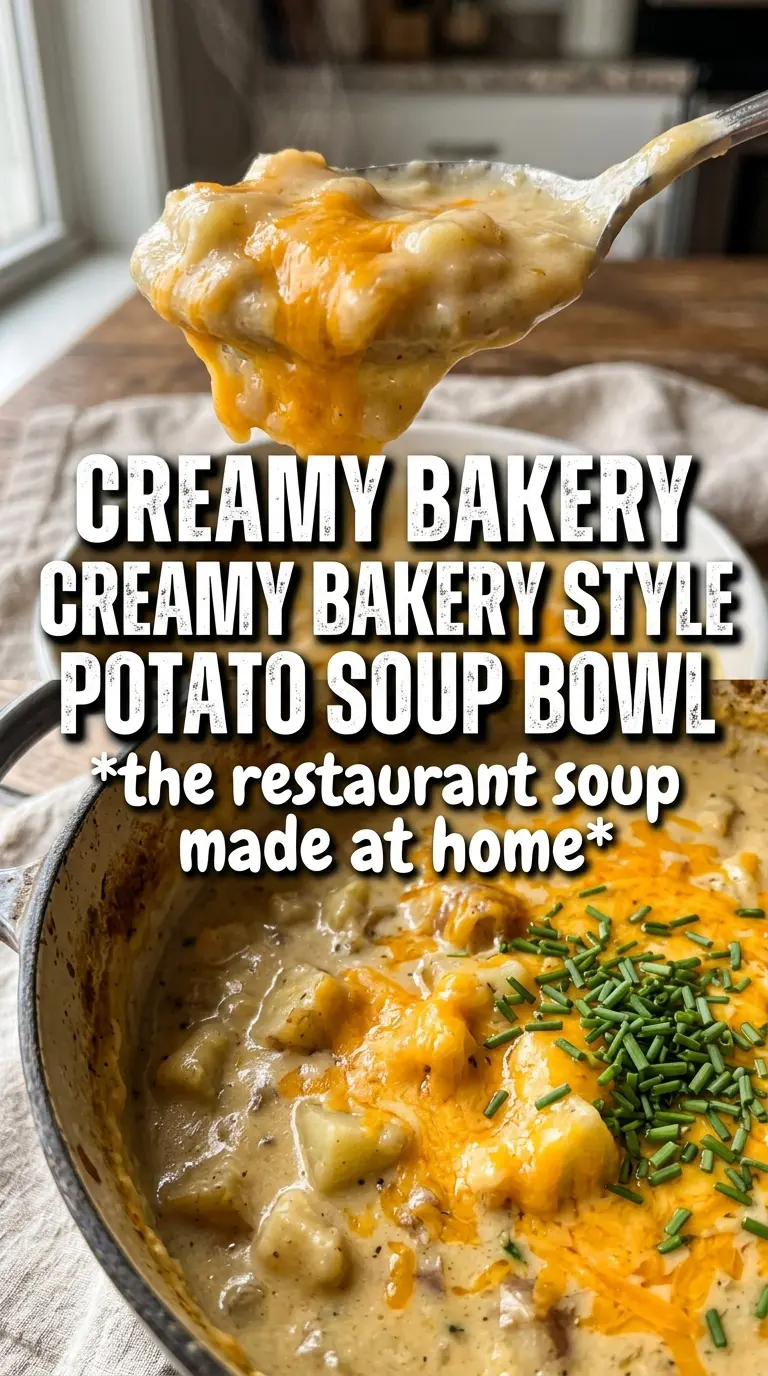 Copycat Panera Potato Soup creamy potato cheddar chives