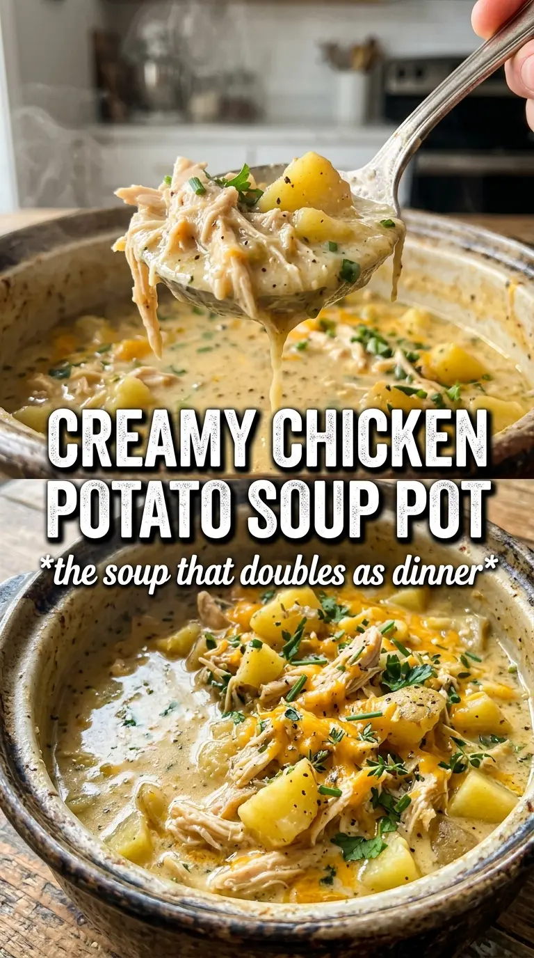 Chicken Potato Soup creamy golden broth