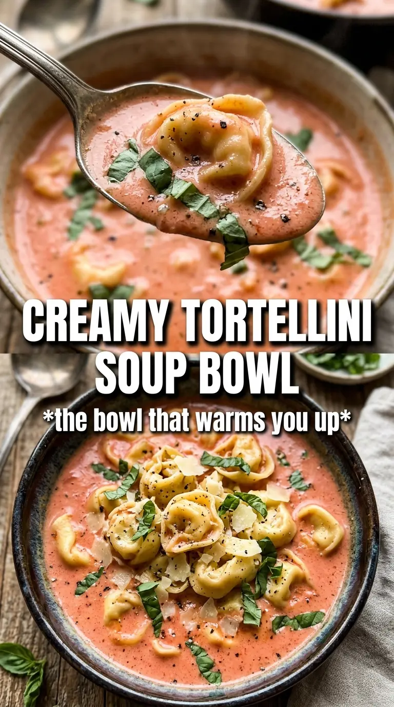 Creamy Tortellini Soup creamy sausage spinach