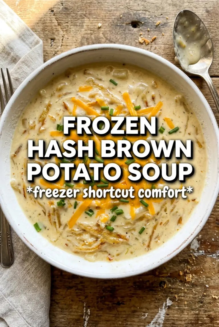 Frozen Hash Brown Potato Soup