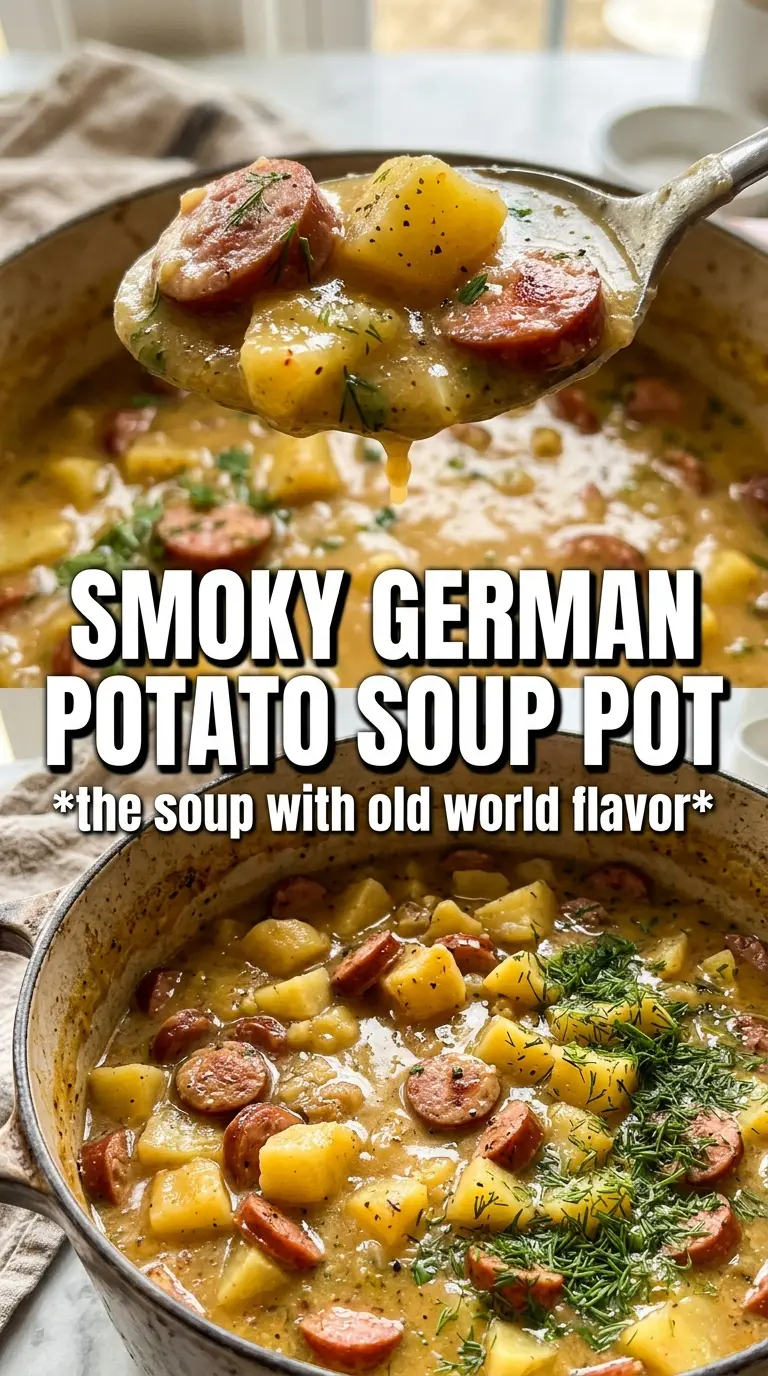 German Potato Soup hearty rustic