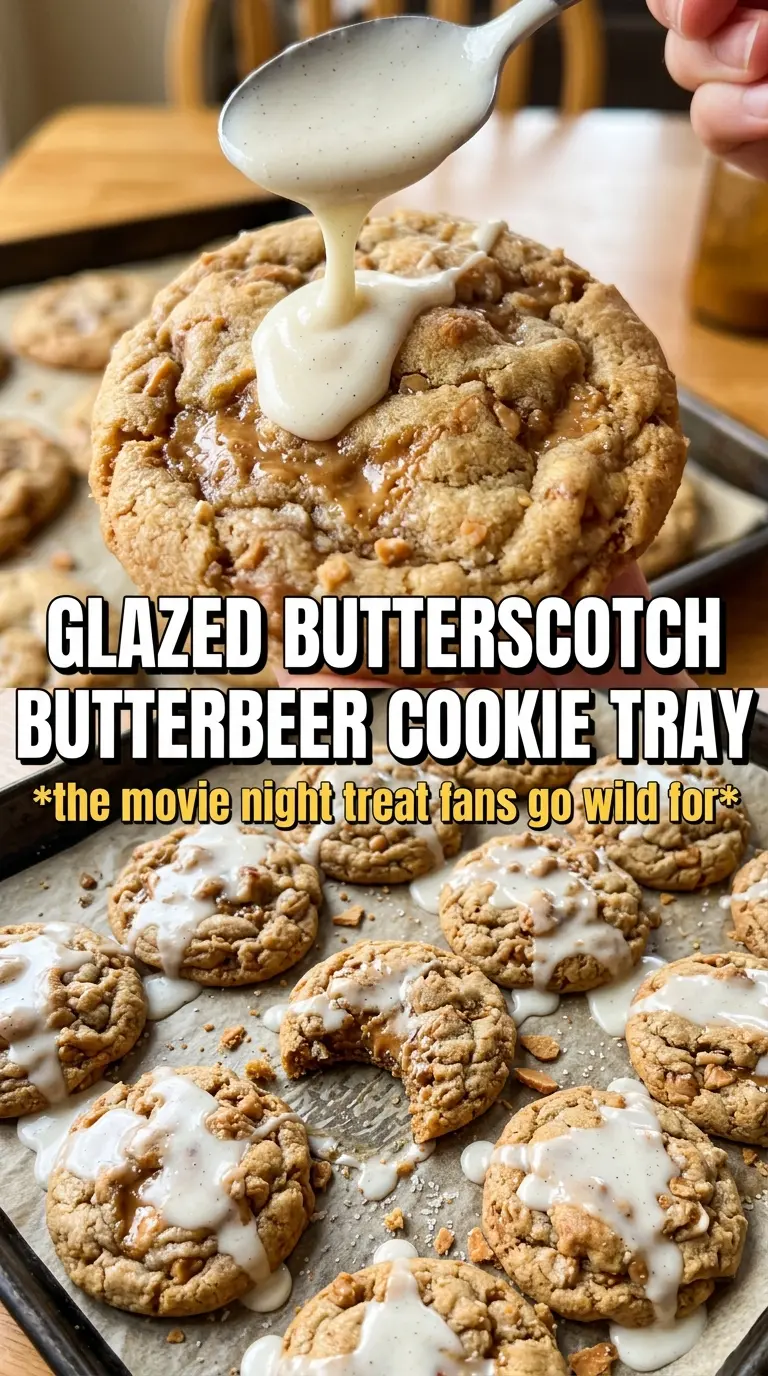 Harry Potter Butterbeer Cookies soft frosted butterscotch