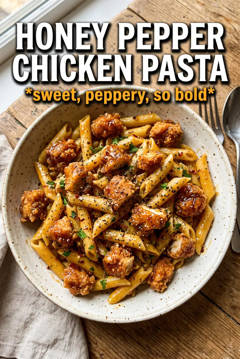 Honey Pepper Chicken Pasta