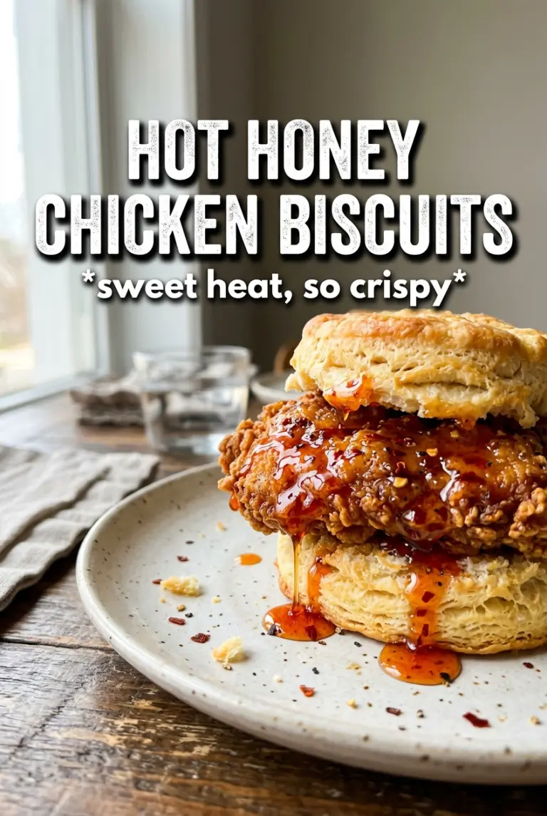 Hot Honey Chicken Biscuits