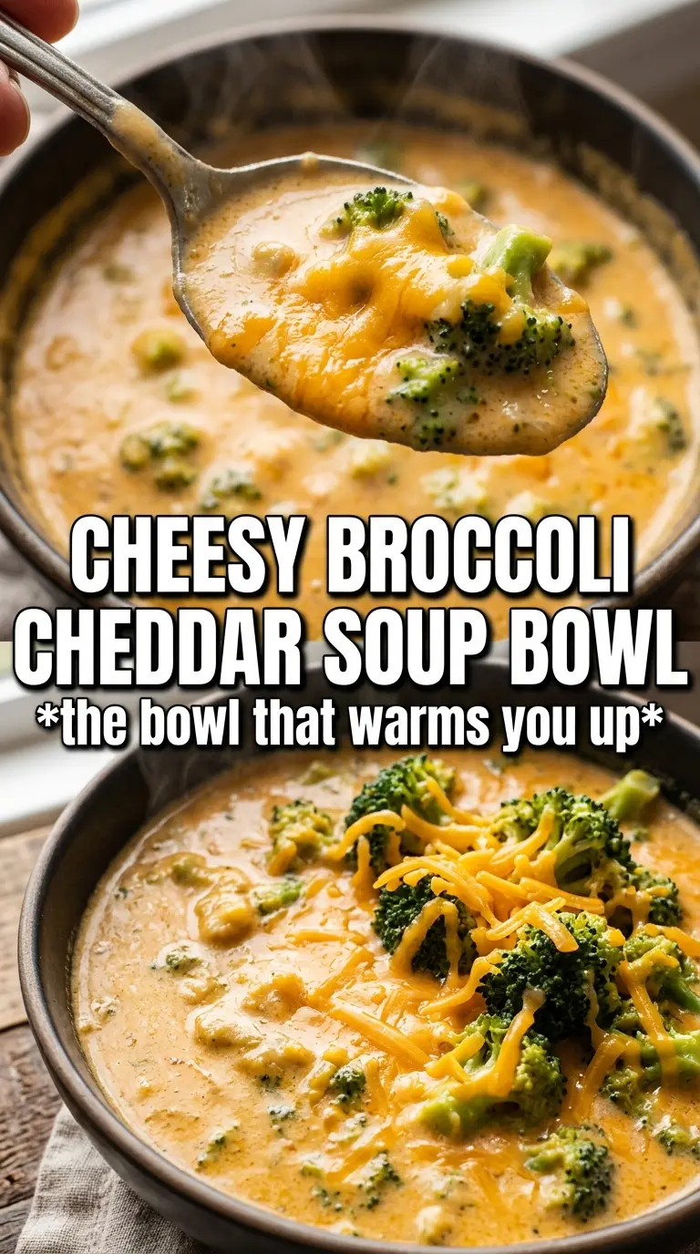 Instant Pot Broccoli Cheddar Soup creamy broccoli cheddar