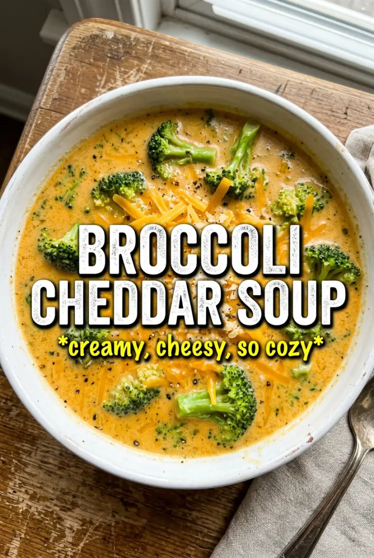 Instant Pot Broccoli Cheddar Soup