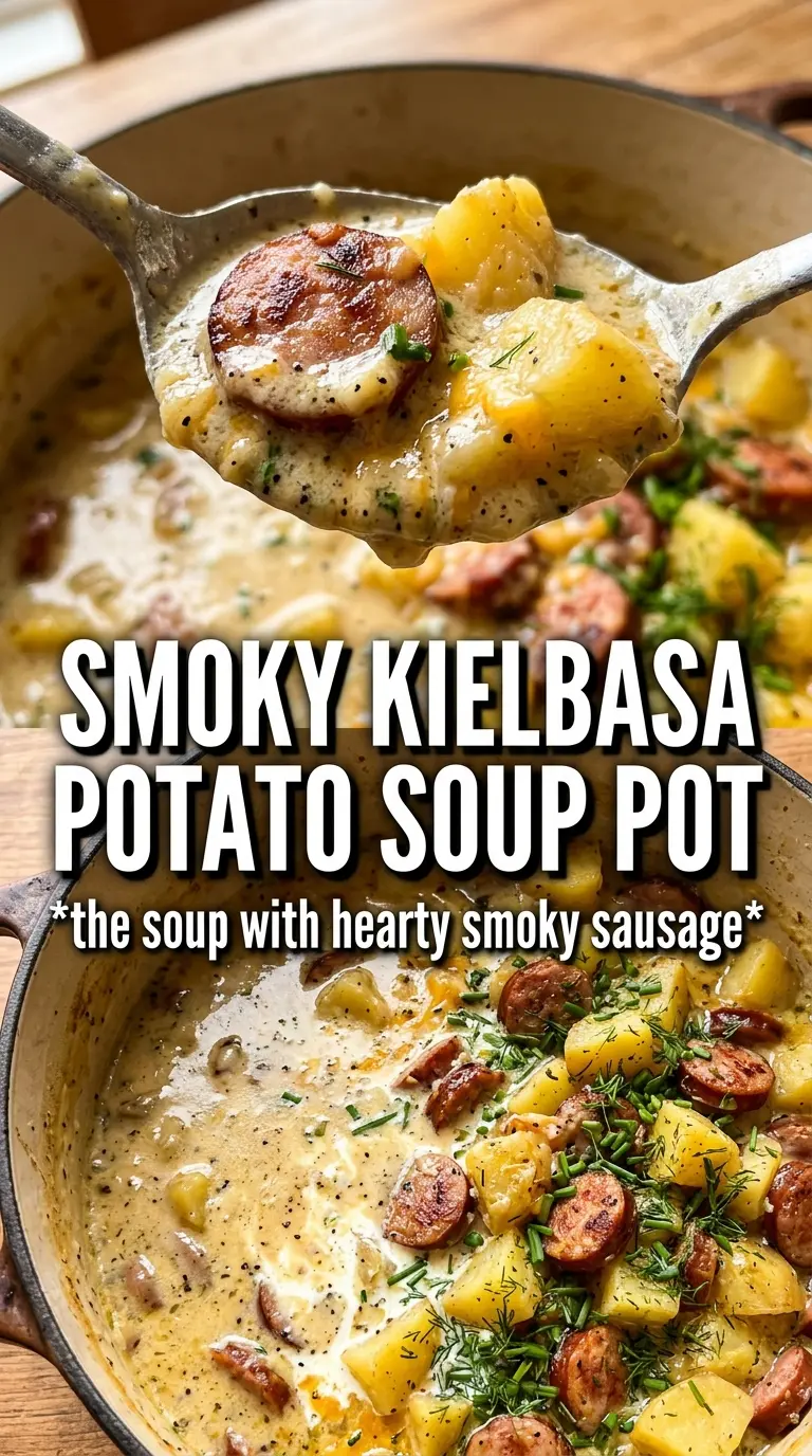 Kielbasa Potato Soup smoky creamy hearty