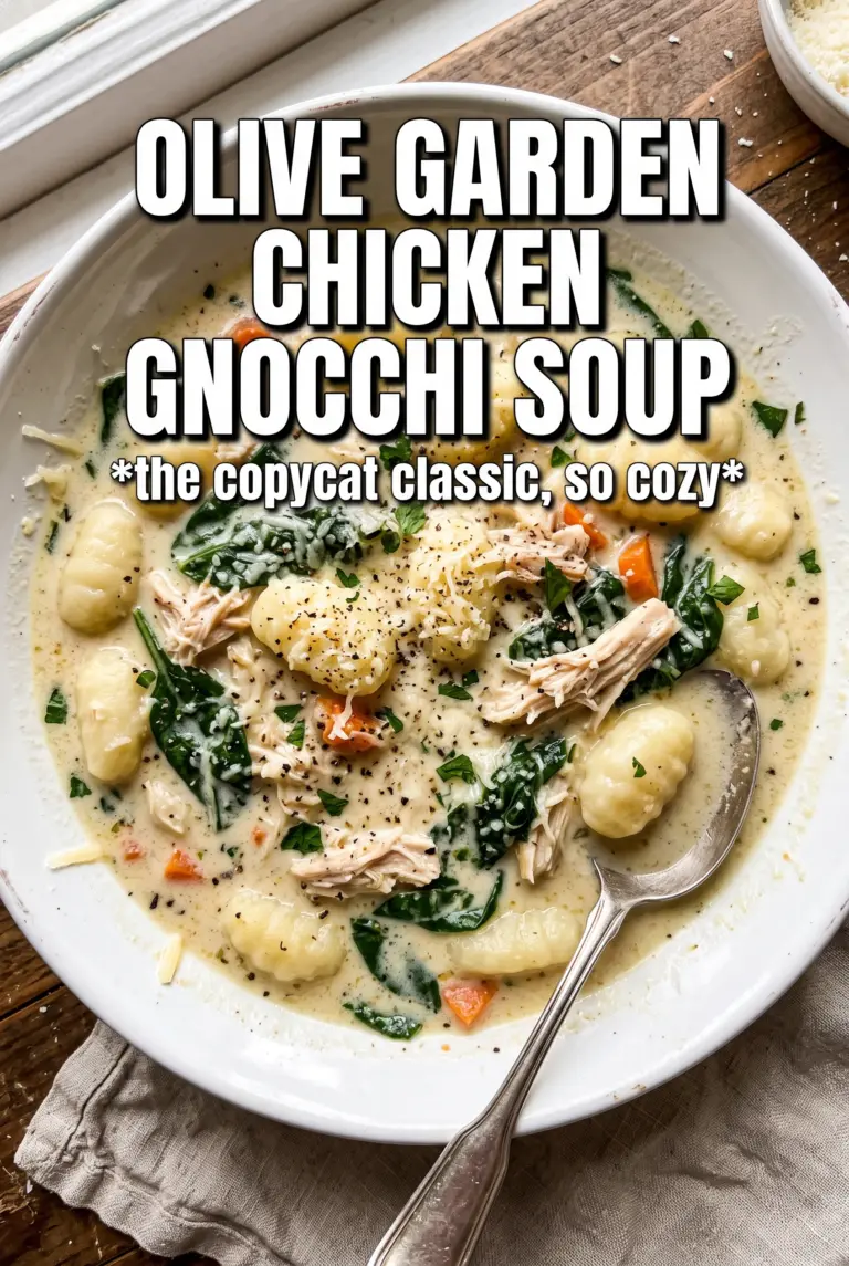 Olive Garden Chicken Gnocchi Soup
