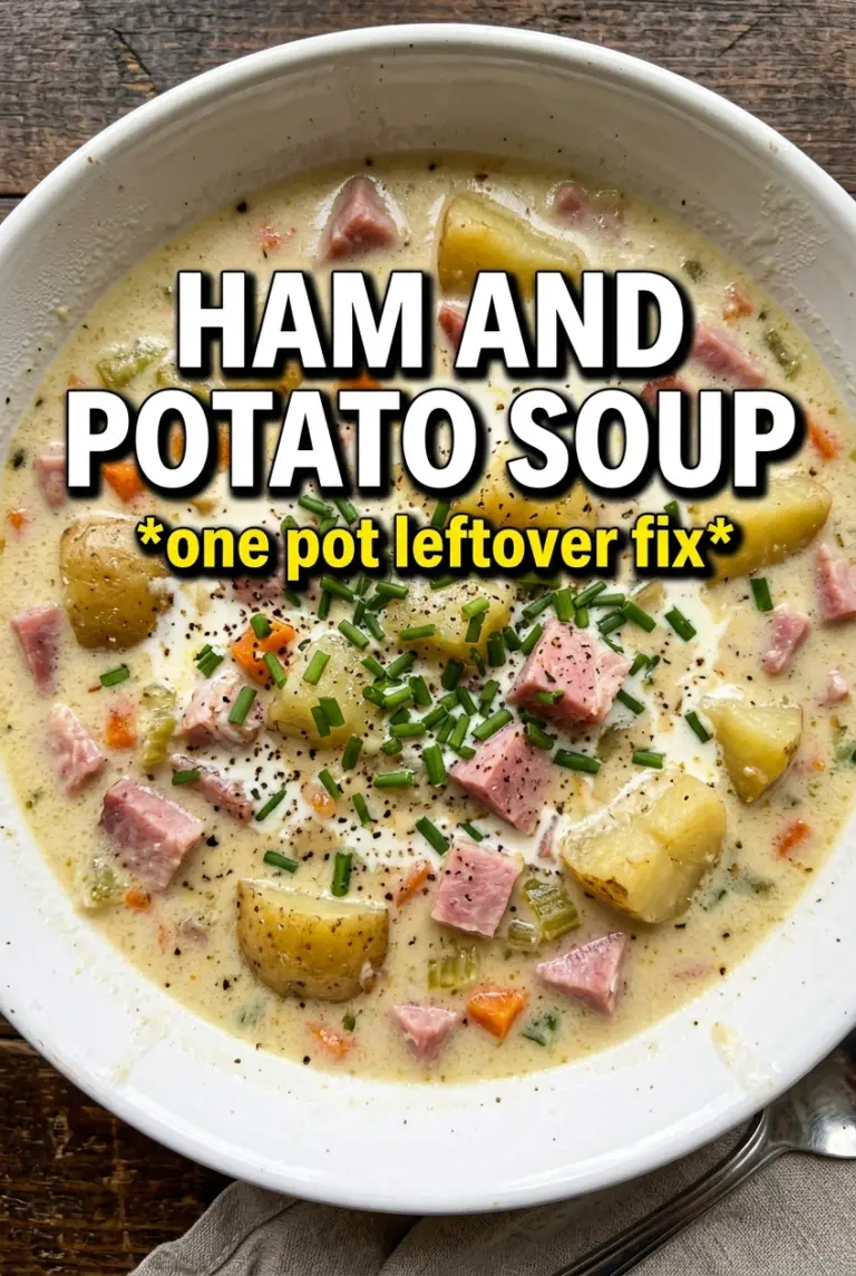 One Pot Ham And Potato Soup
