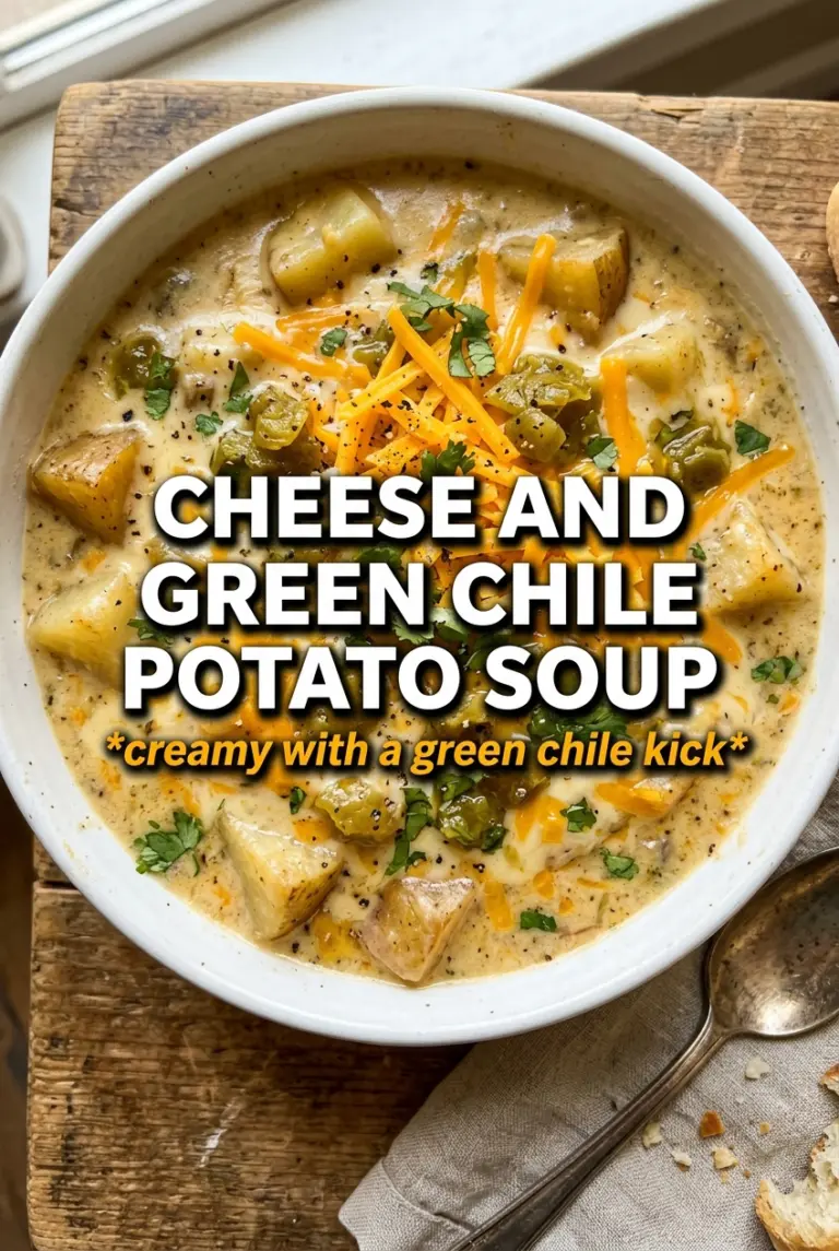 Potato Soup With Cheese And Green Chiles