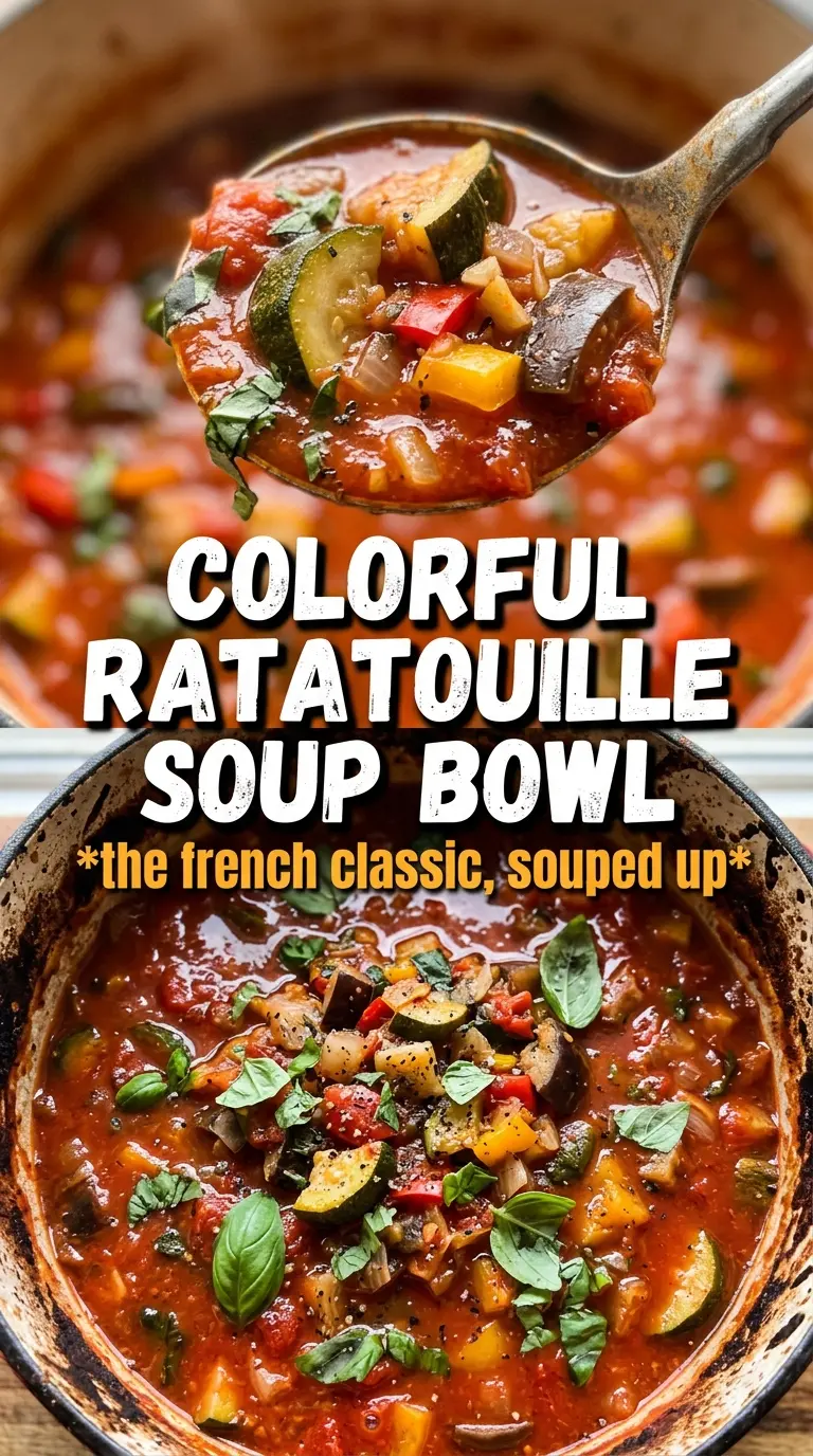 Remi's Ratatouille Soup vibrant vegetable soup