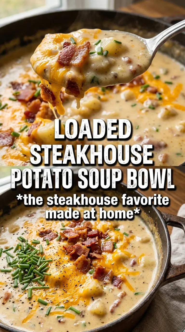 Saltgrass baked potato soup creamy loaded