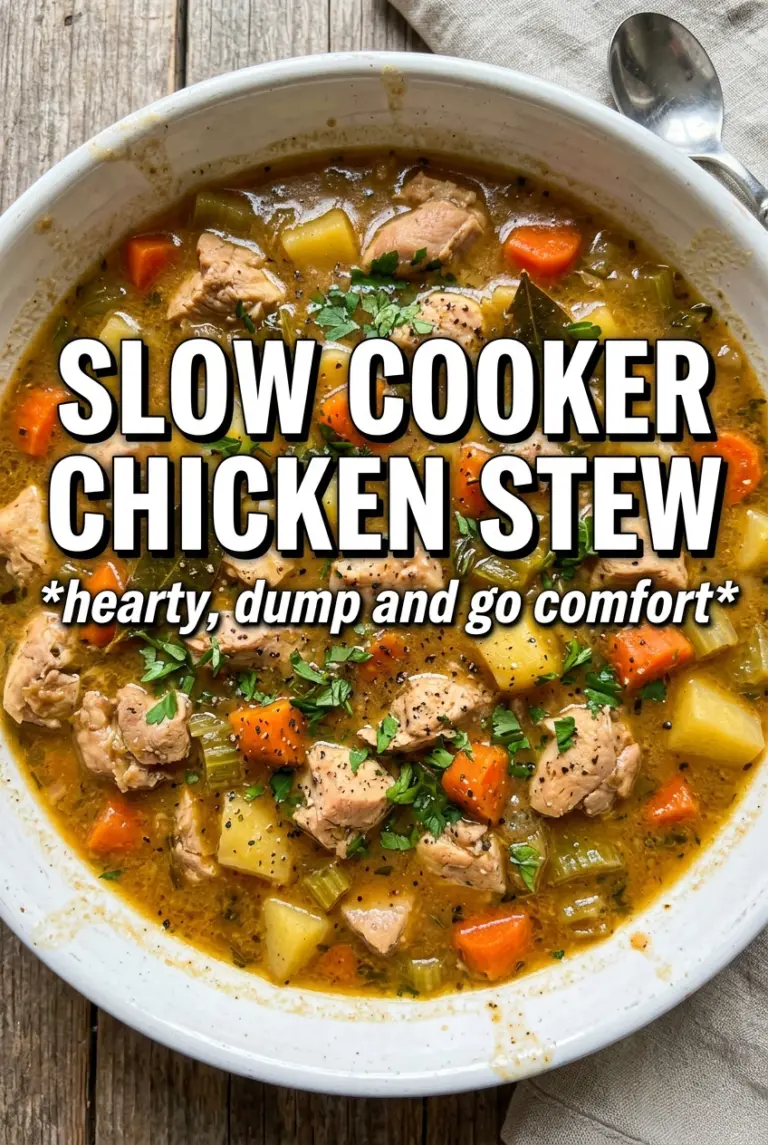 Slow Cooker Chicken Stew