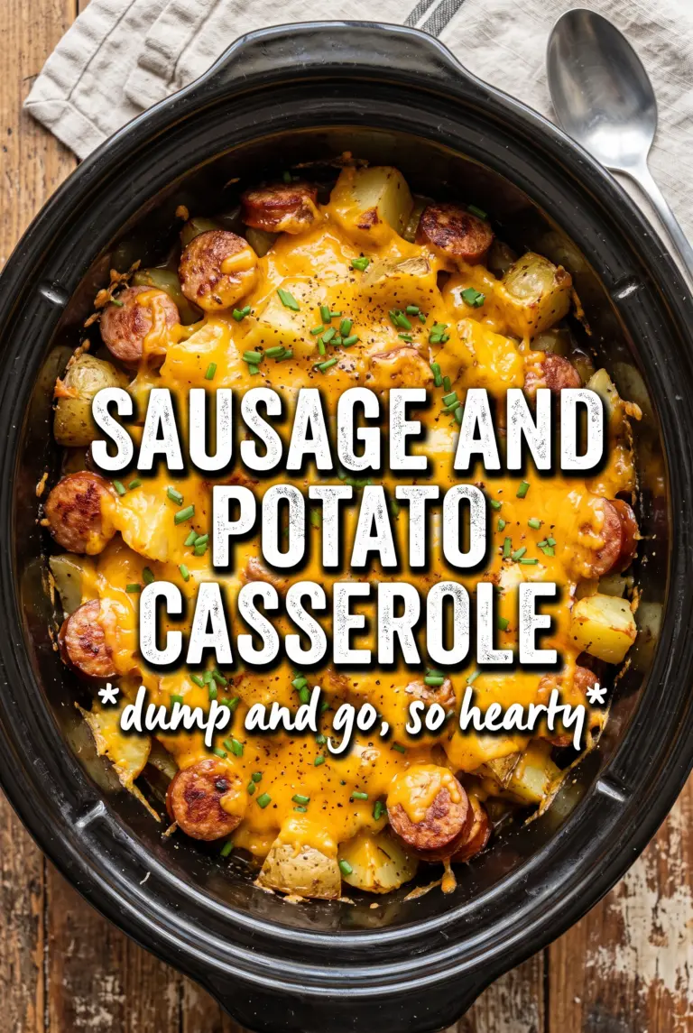 Slow Cooker Sausage And Potato Casserole