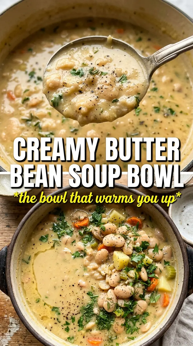 Butter Bean Soup smoky creamy beans