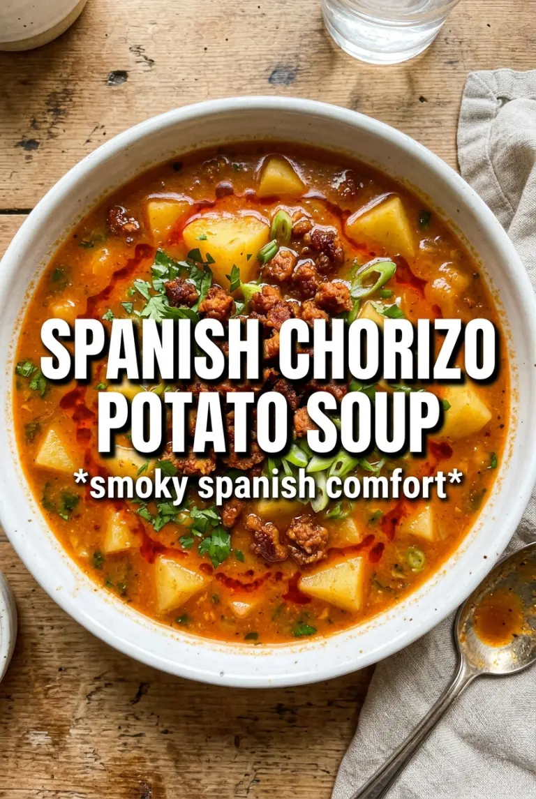 Spanish Potato Soup With Chorizo