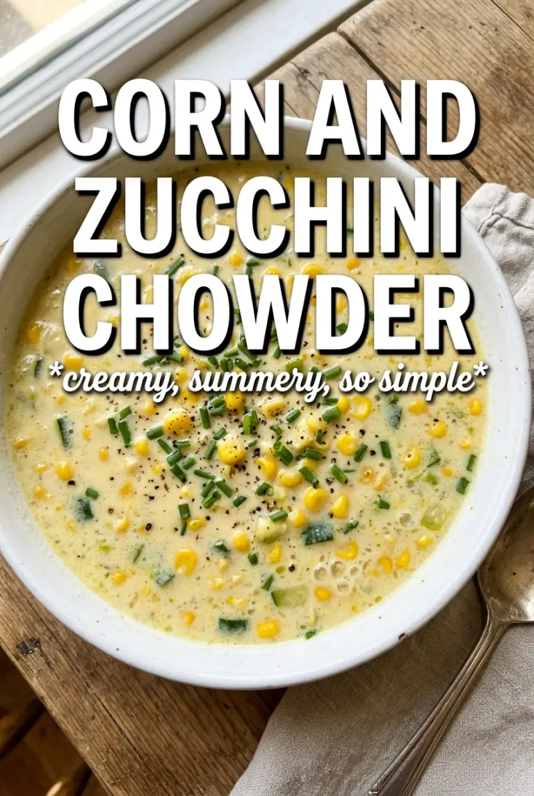Summer Corn and Zucchini Chowder