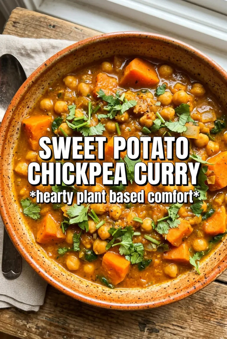 Sweet Potato And Chickpea Curry