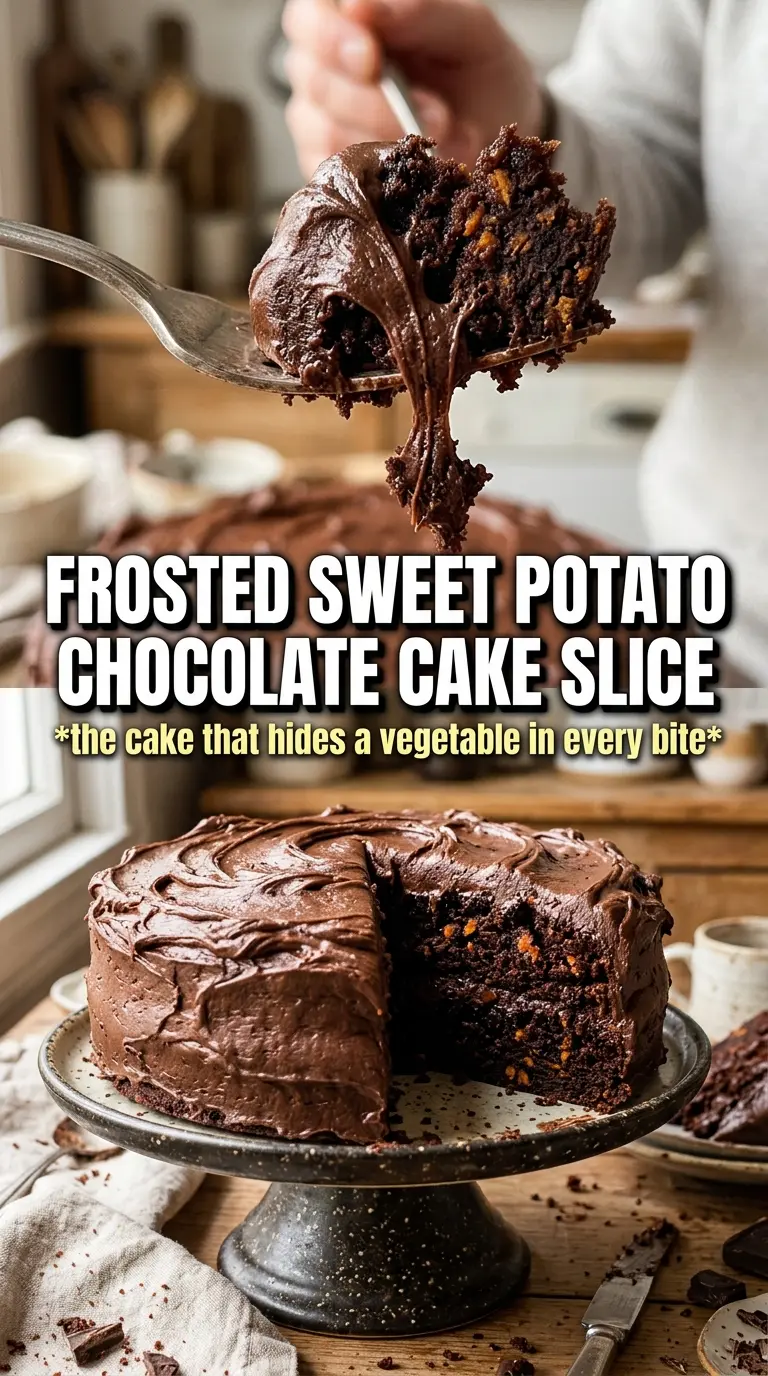 Sweet Potato Chocolate Cake moist chocolate ganache