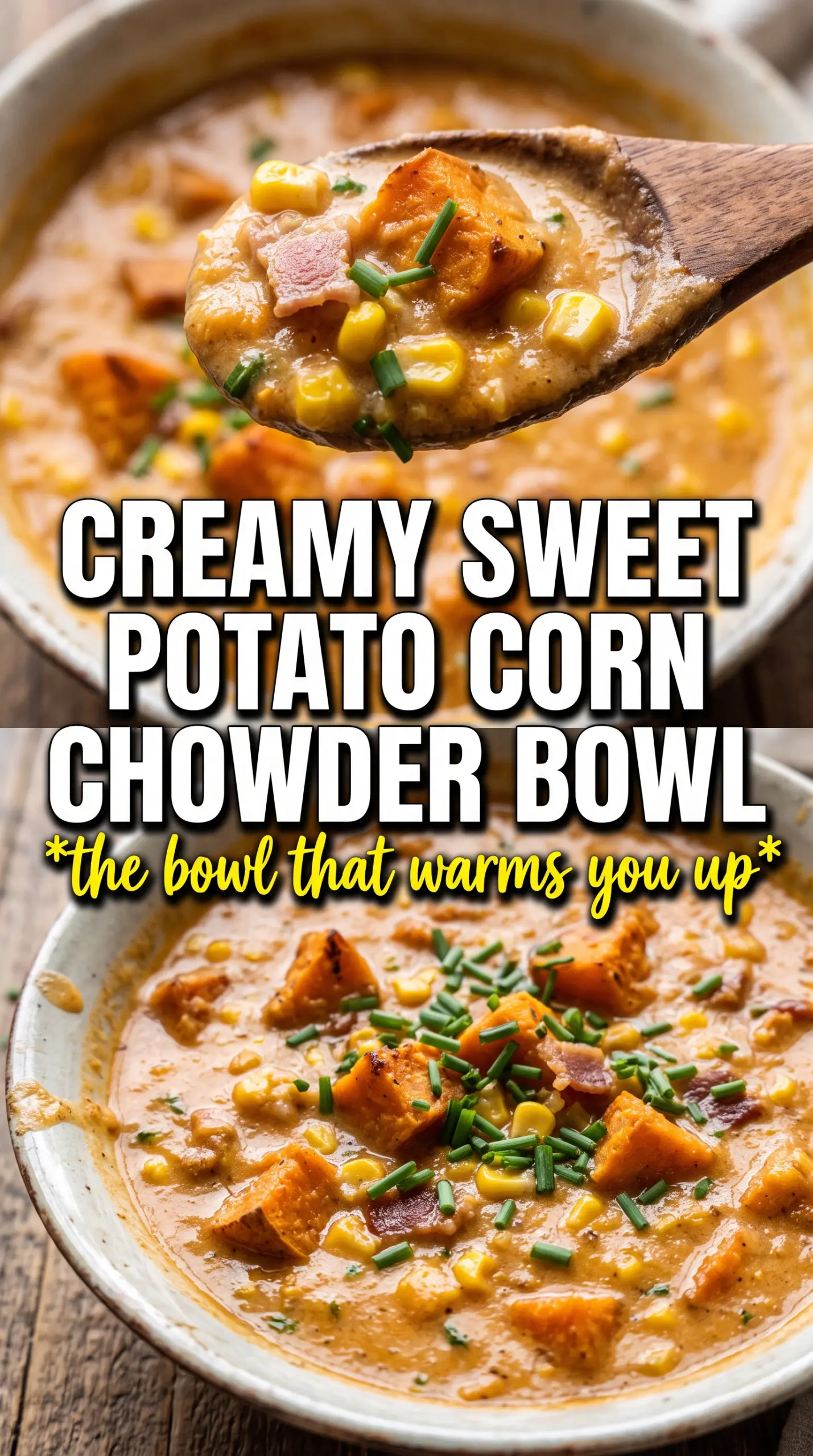 Sweet Potato Corn Chowder creamy smoky golden