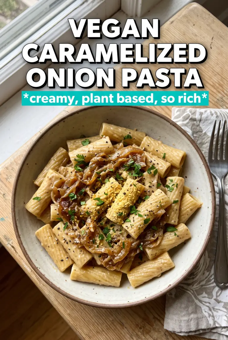 Vegan Caramelized Onion Pasta