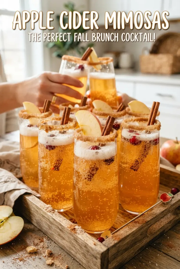 Apple Cider Mimosas