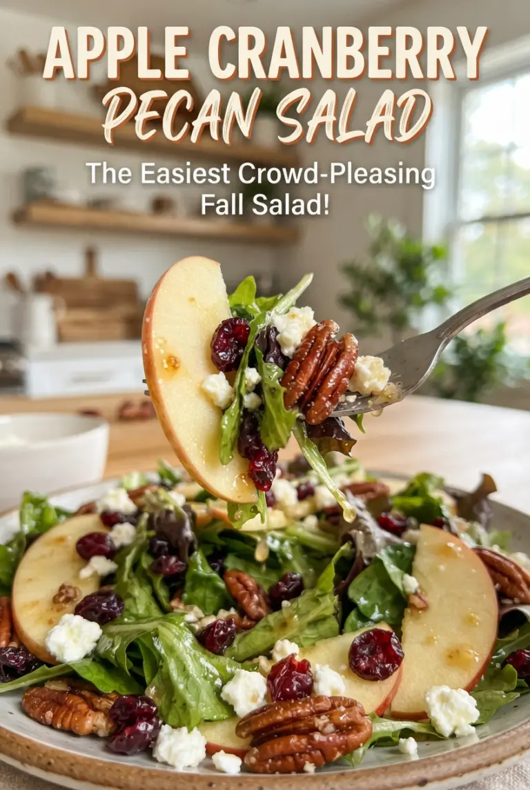 Apple Cranberry Pecan Salad