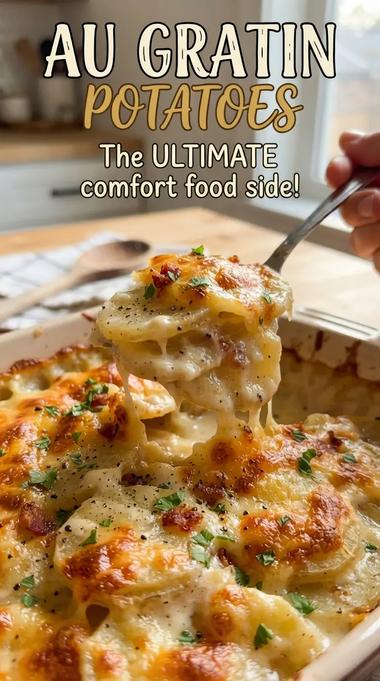 Au gratin potatoes creamy cheesy layered
