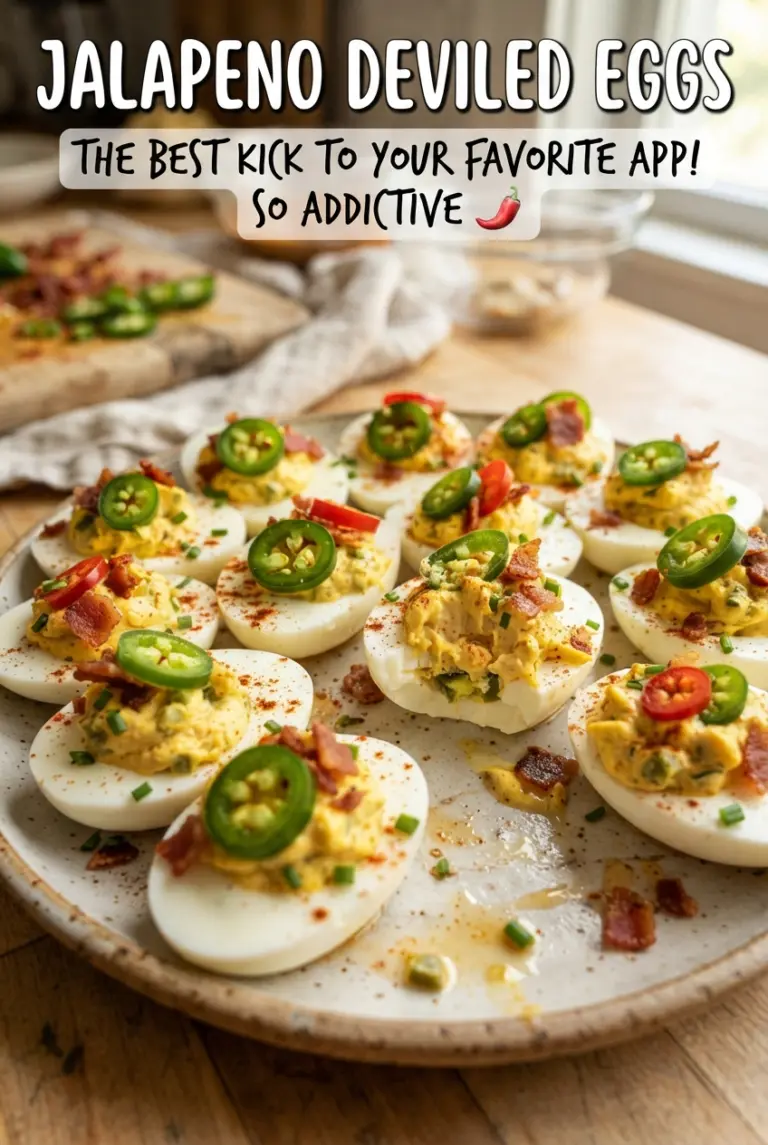 Jalapeno Deviled Eggs