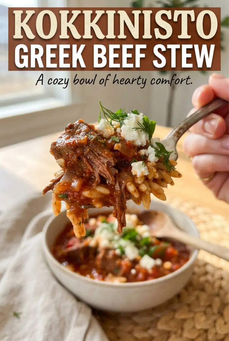 Kokkinisto Greek Beef Stew