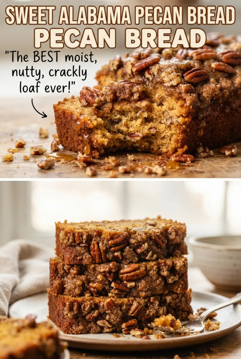 Sweet Alabama Pecan Bread