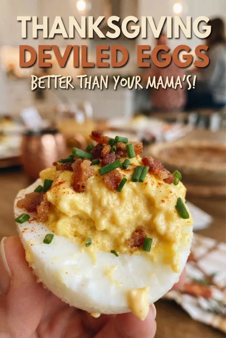 Thanksgiving Deviled Eggs
